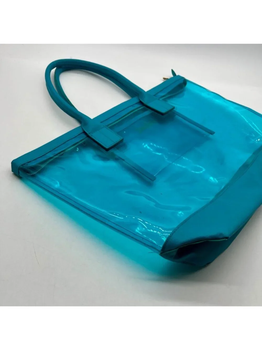 Neiman Marcus Blue Synthetic Tote Bag